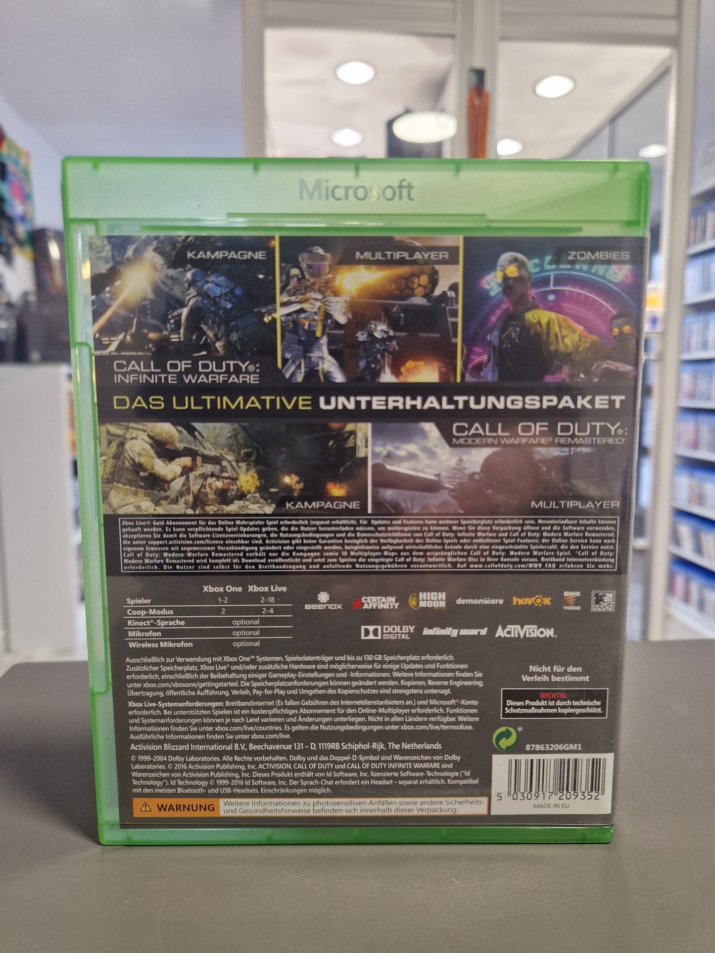 Call of Duty: Infinite Warfare (Legacy Edition) - Xbox One | Inkl. Modern Warfare Remastered | Geprüft