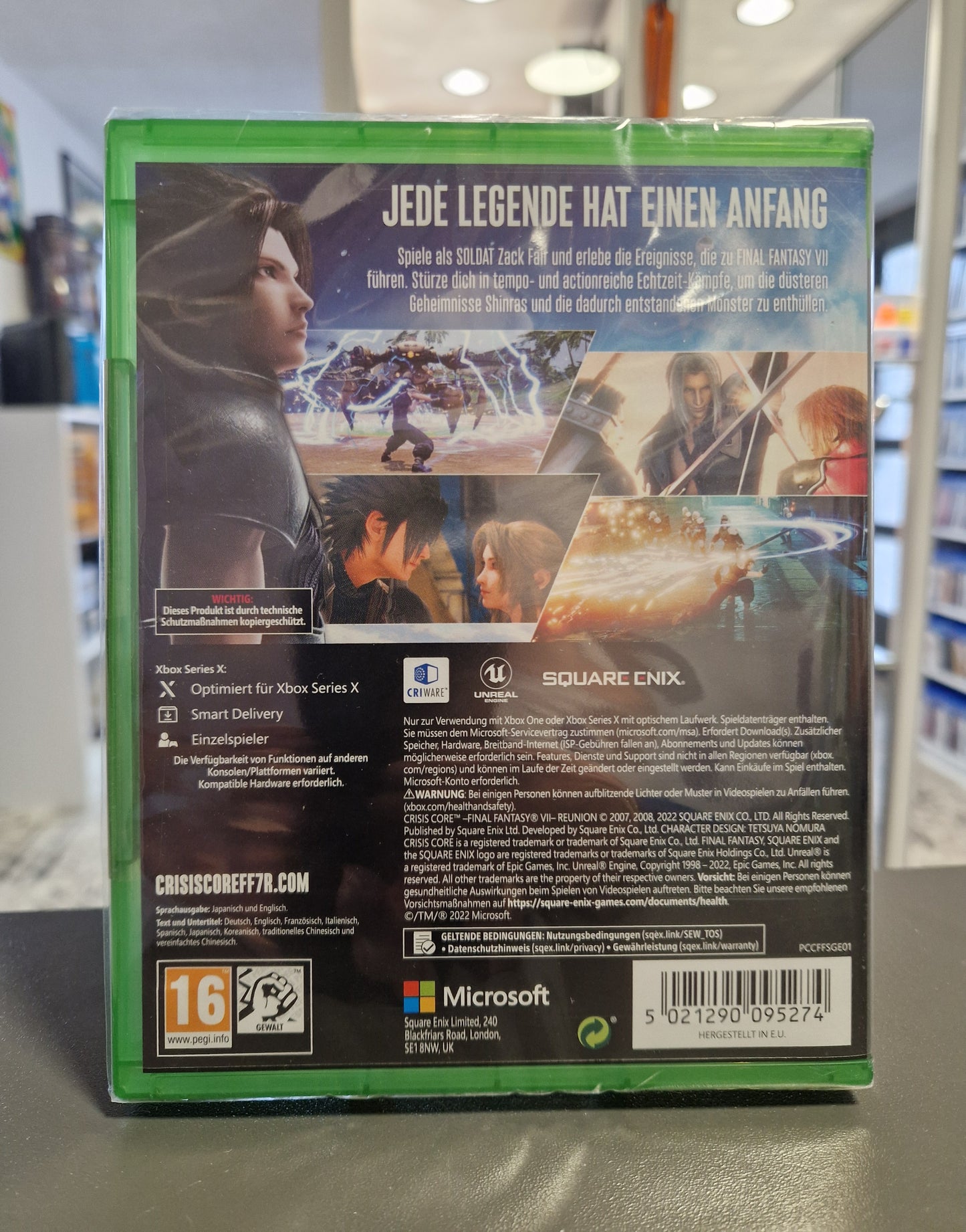 Crisis Core: Final Fantasy VII Reunion - Xbox Series X | NEU & OVP