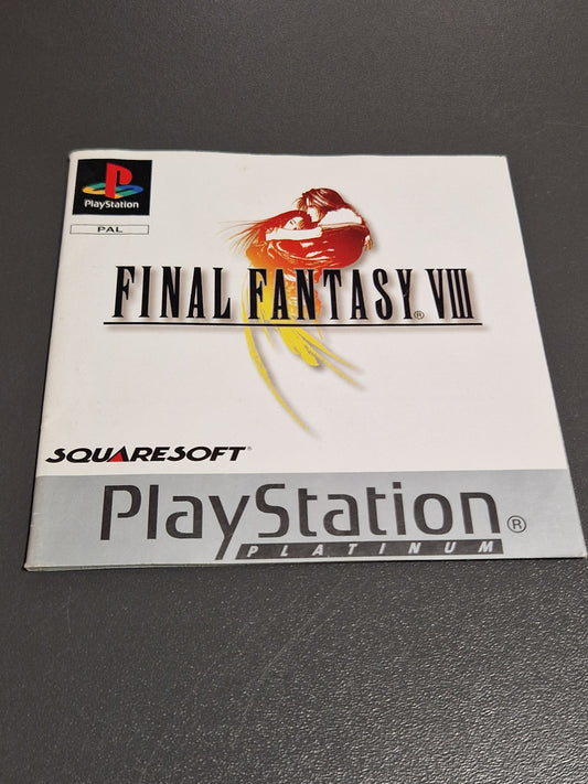 Final Fantasy VIII 8 - Playstation PS1 Anleitung