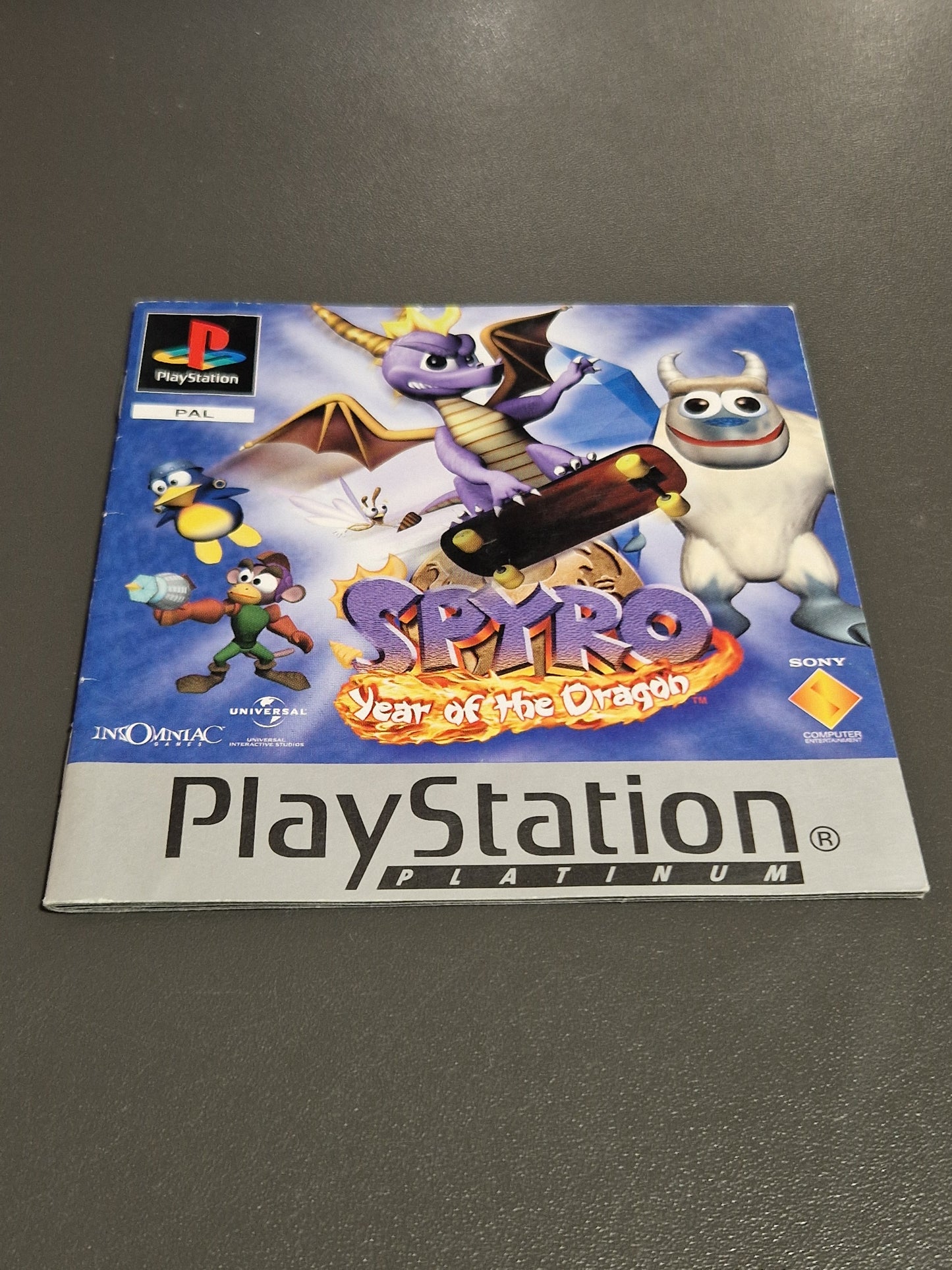 Spyro The Dragon 3-Year of The Dragon PS1 Anleitung