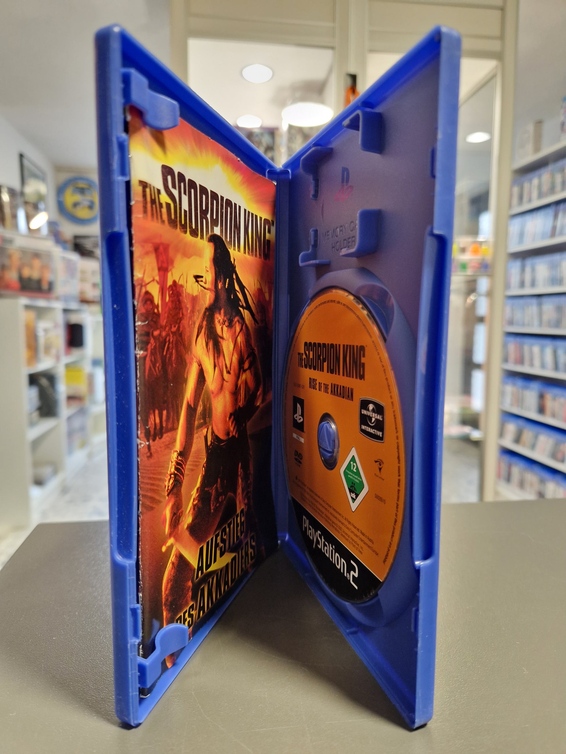 PS2 Scorpion King Innenansicht – Mit Anleitung und Disc