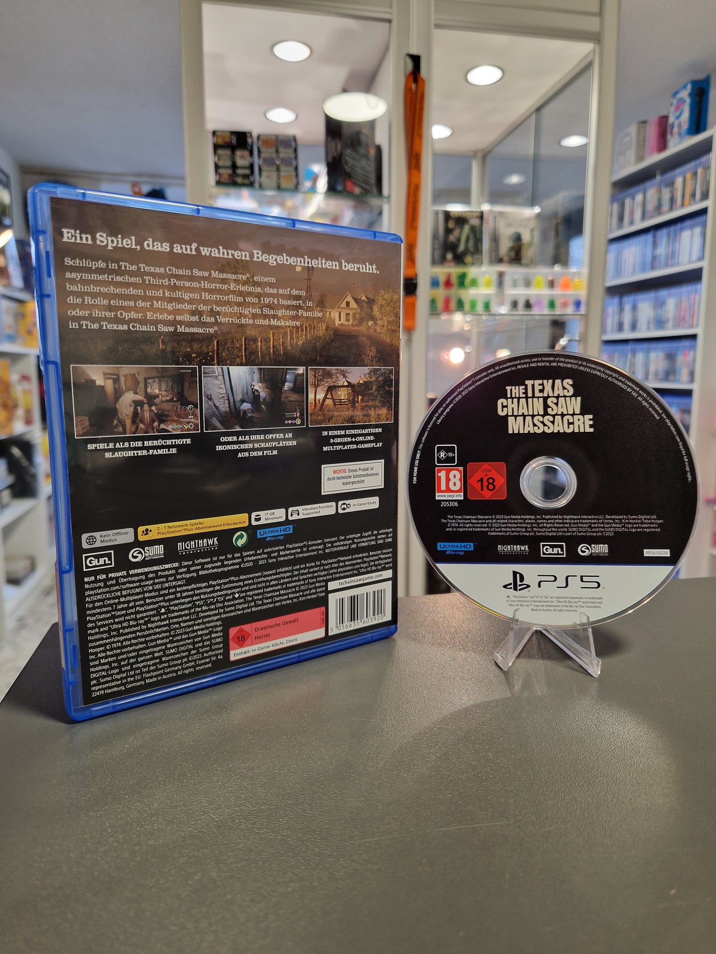 The Texas Chainsaw Massacre | Playstation 5 PS5 | Top Zustand | Kratzerfrei | Horror | Memory Lane