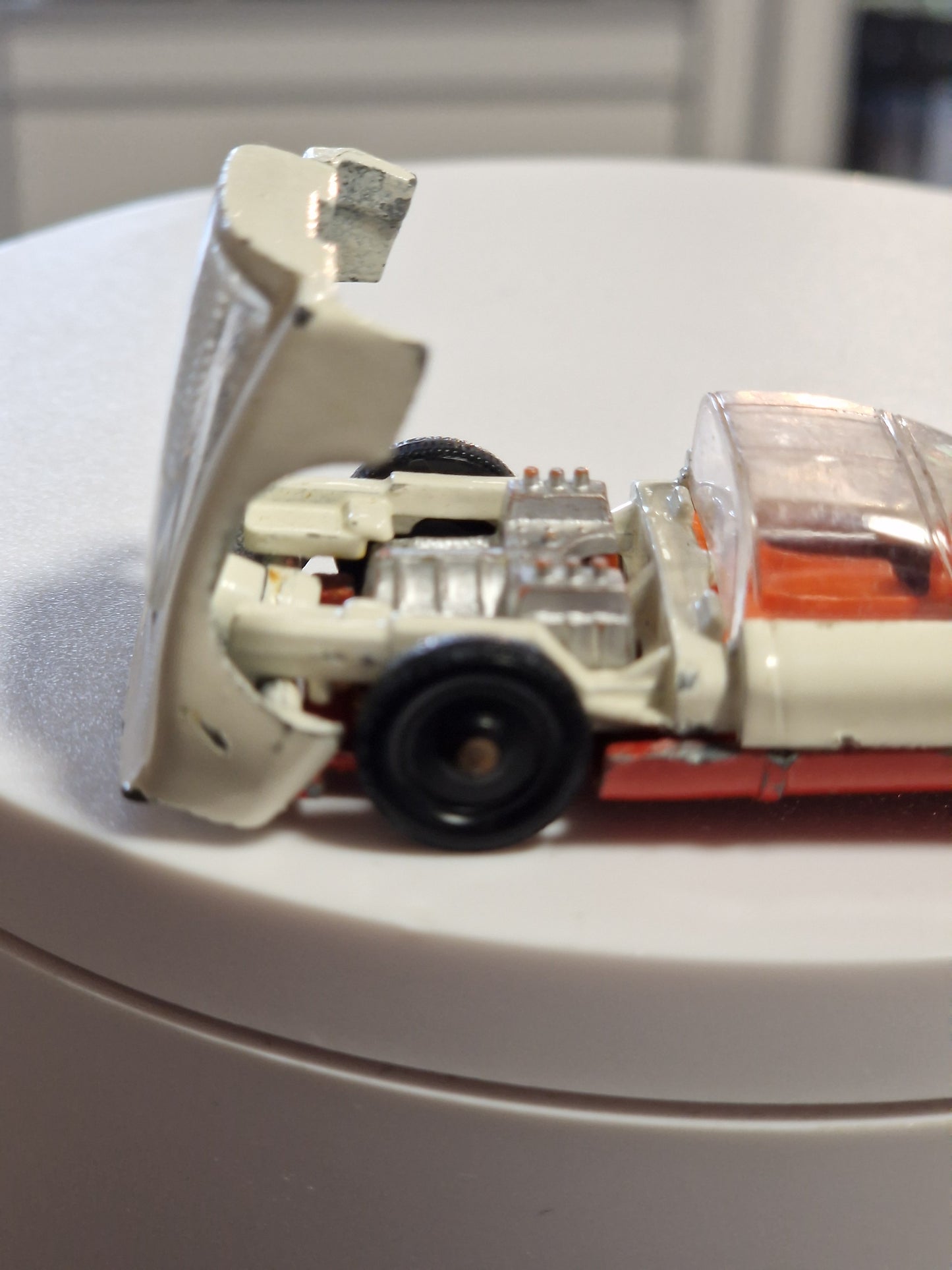 Siku V 285 Porsche Carrera 906 – Vintage Modellauto Made in Germany – Weiß/Rot