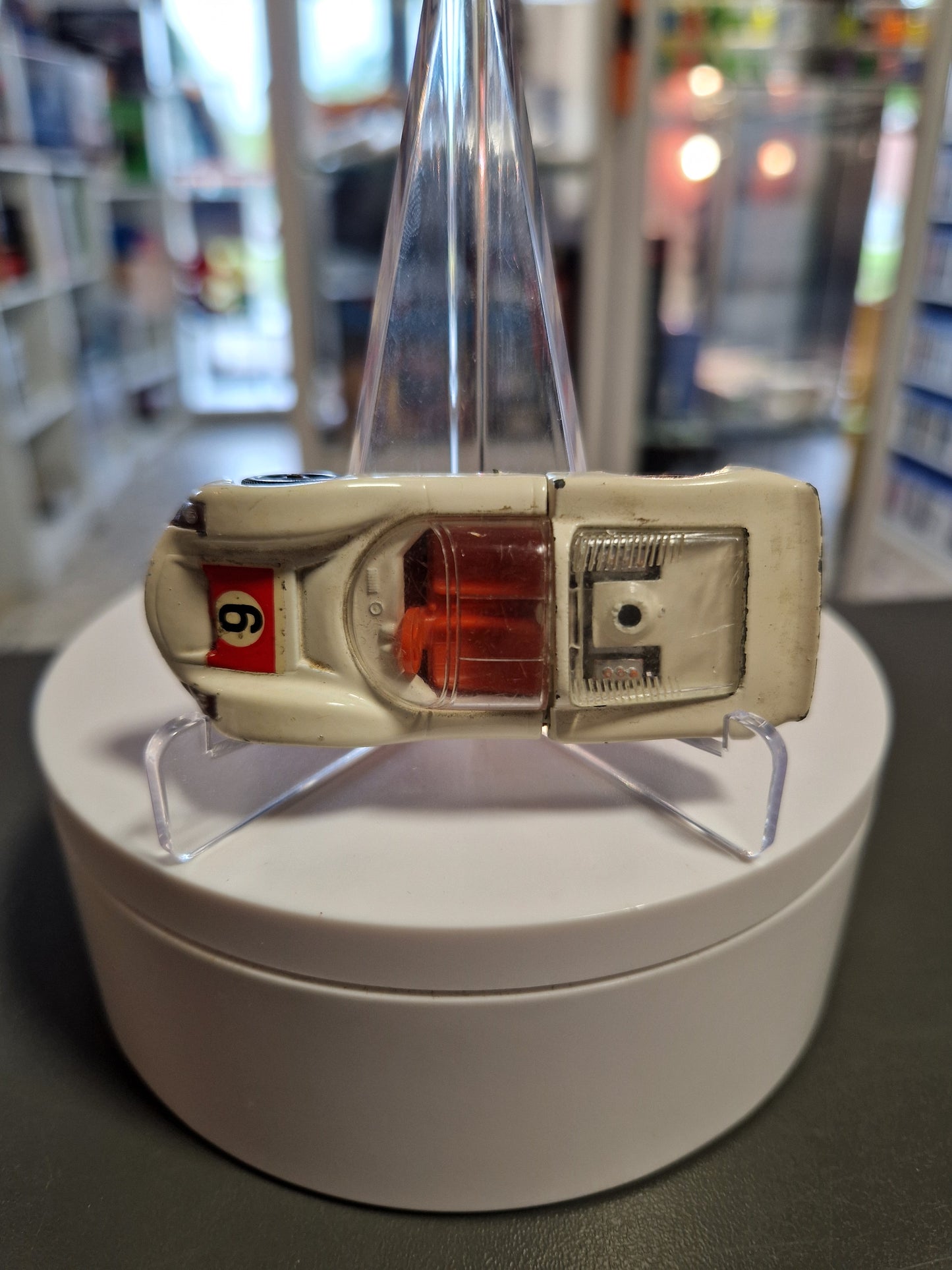 Siku V 285 Porsche Carrera 906 – Vintage Modellauto Made in Germany – Weiß/Rot