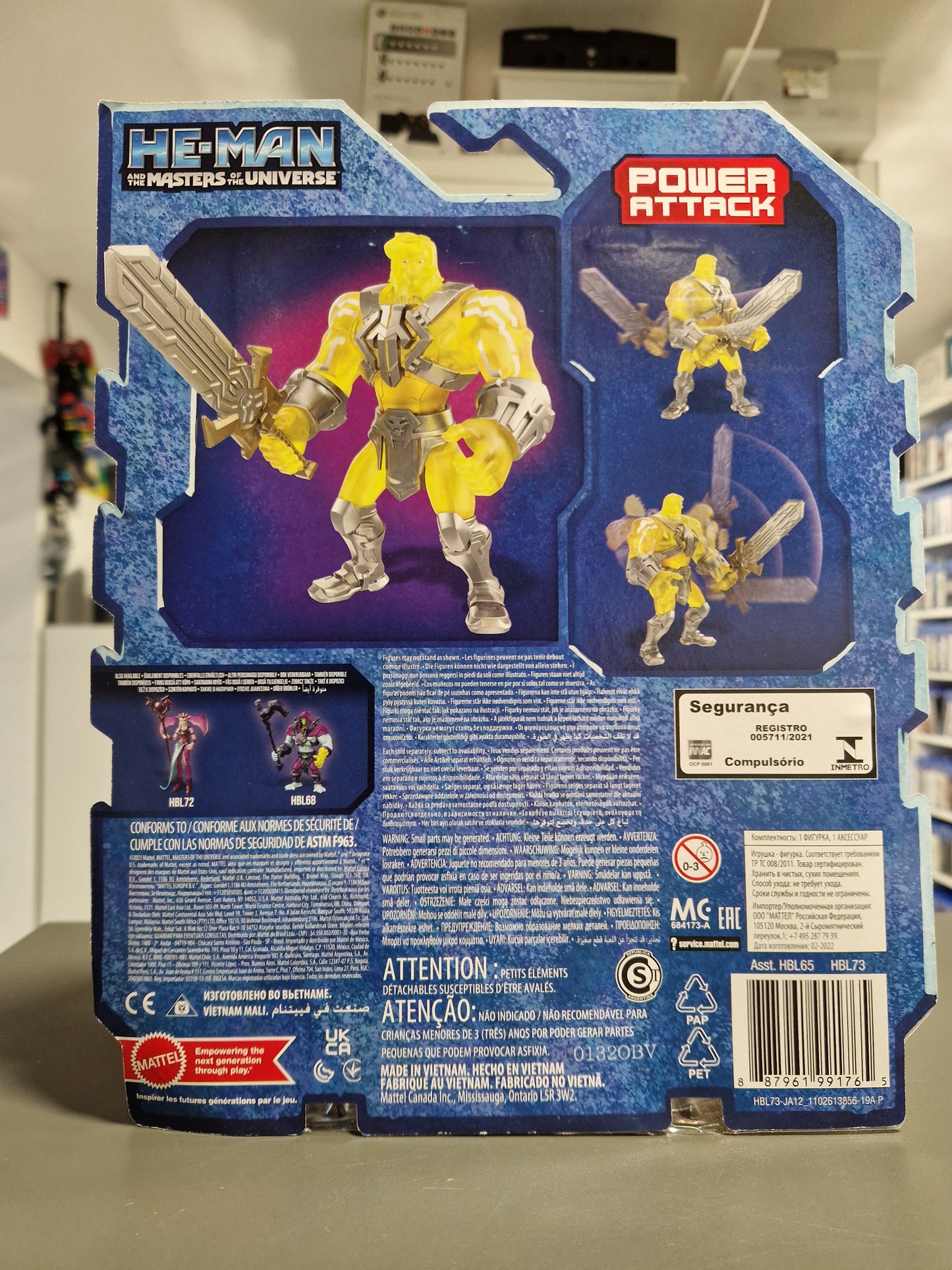 He-Man the Masters of the Universe Power Attack Power of Grayskull MOTU Mattel NEU