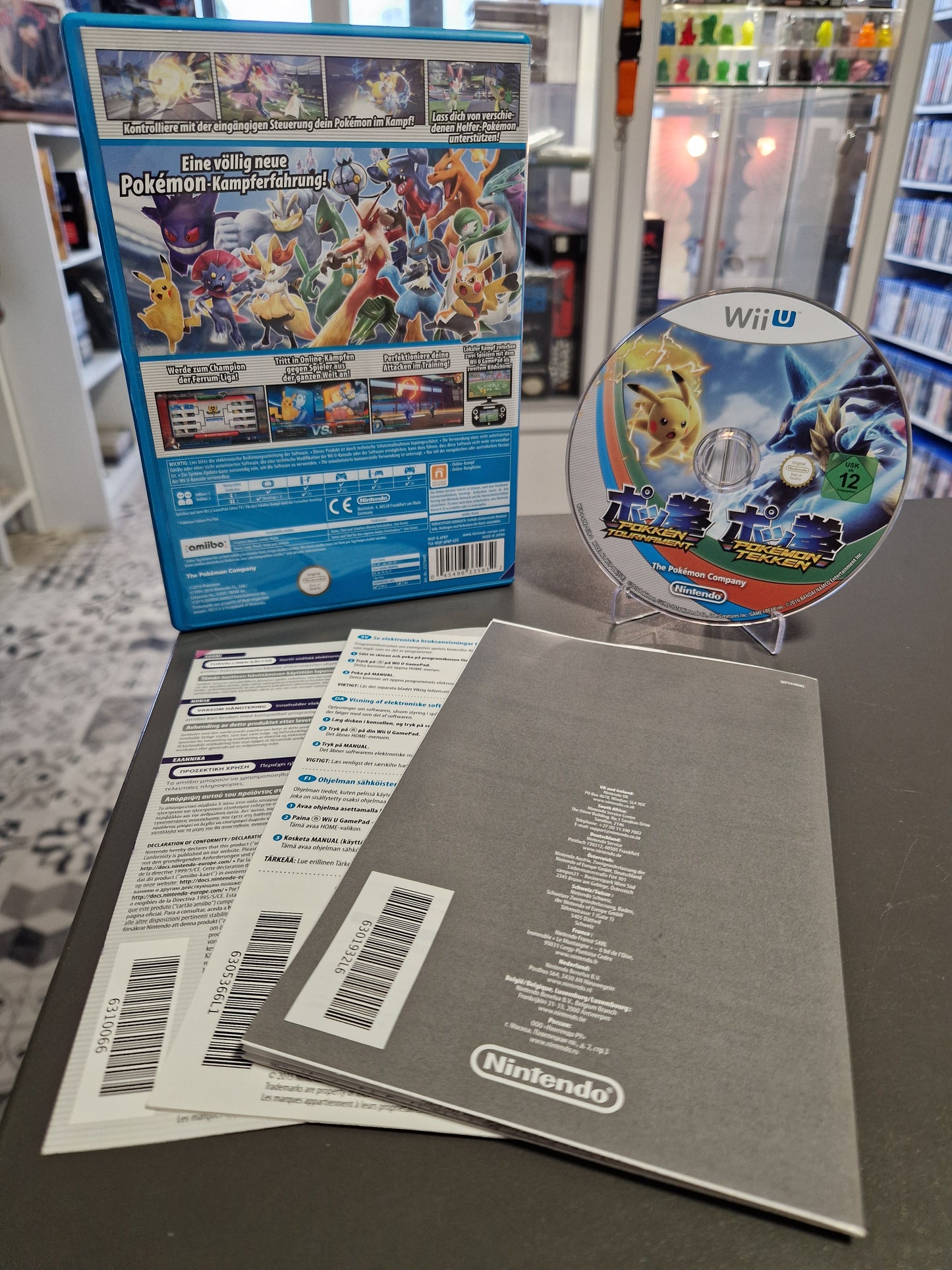 Pokémon Tekken | Wii U | Vollständig | Kratzerfrei | Top Zustand | Nintendo | Memory Lane