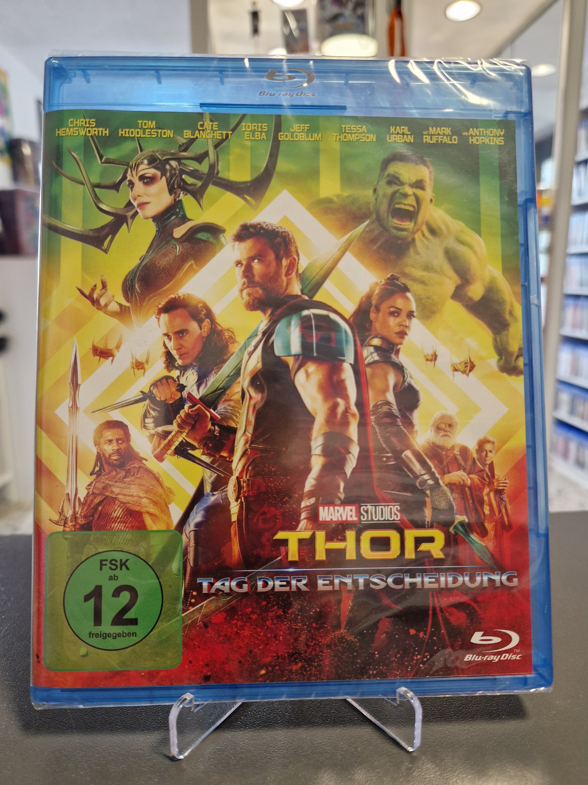 Thor Tag der Entscheidung Blu-ray Filmcover, neu und originalverpackt in Schutzfolie – Memory Lane Rhauderfehn.