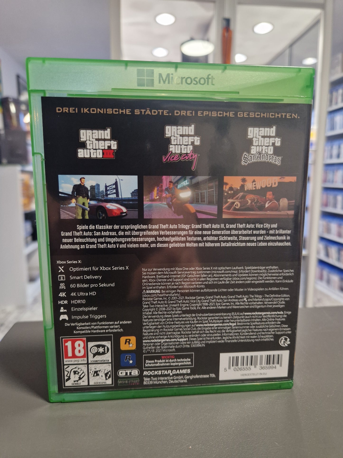 GTA: The Trilogy – The Definitive Edition (Xbox Series X / Xbox One) | 3 Spiele-Klassiker | Kratzerfrei
