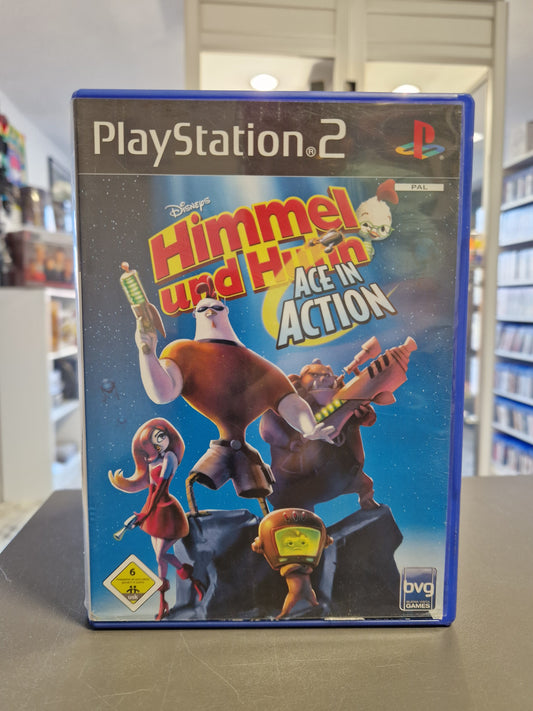 Disney Himmel und Huhn 2 Ace in Action PS2 Spiel Vorderseite