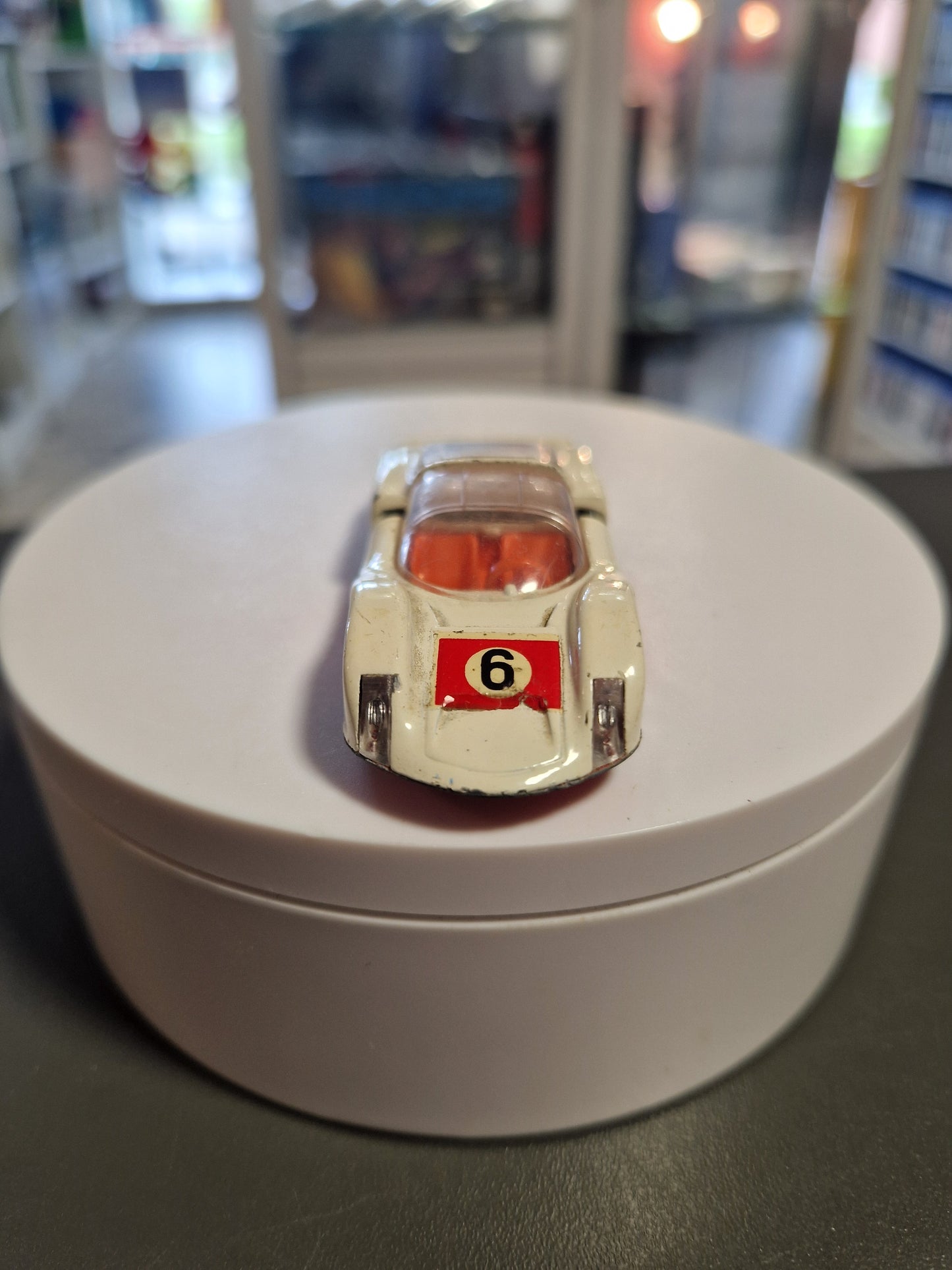 Siku V 285 Porsche Carrera 906 – Vintage Modellauto Made in Germany – Weiß/Rot