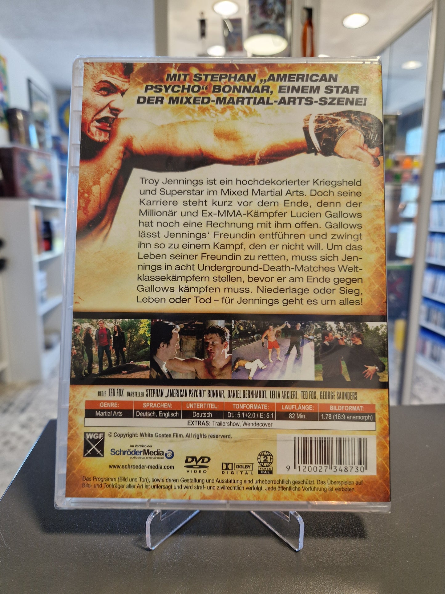 Rückseite der DVD-Hülle Blood Sport - Supreme Champion – Memory Lane Rhauderfehn – EAN 9120027348730