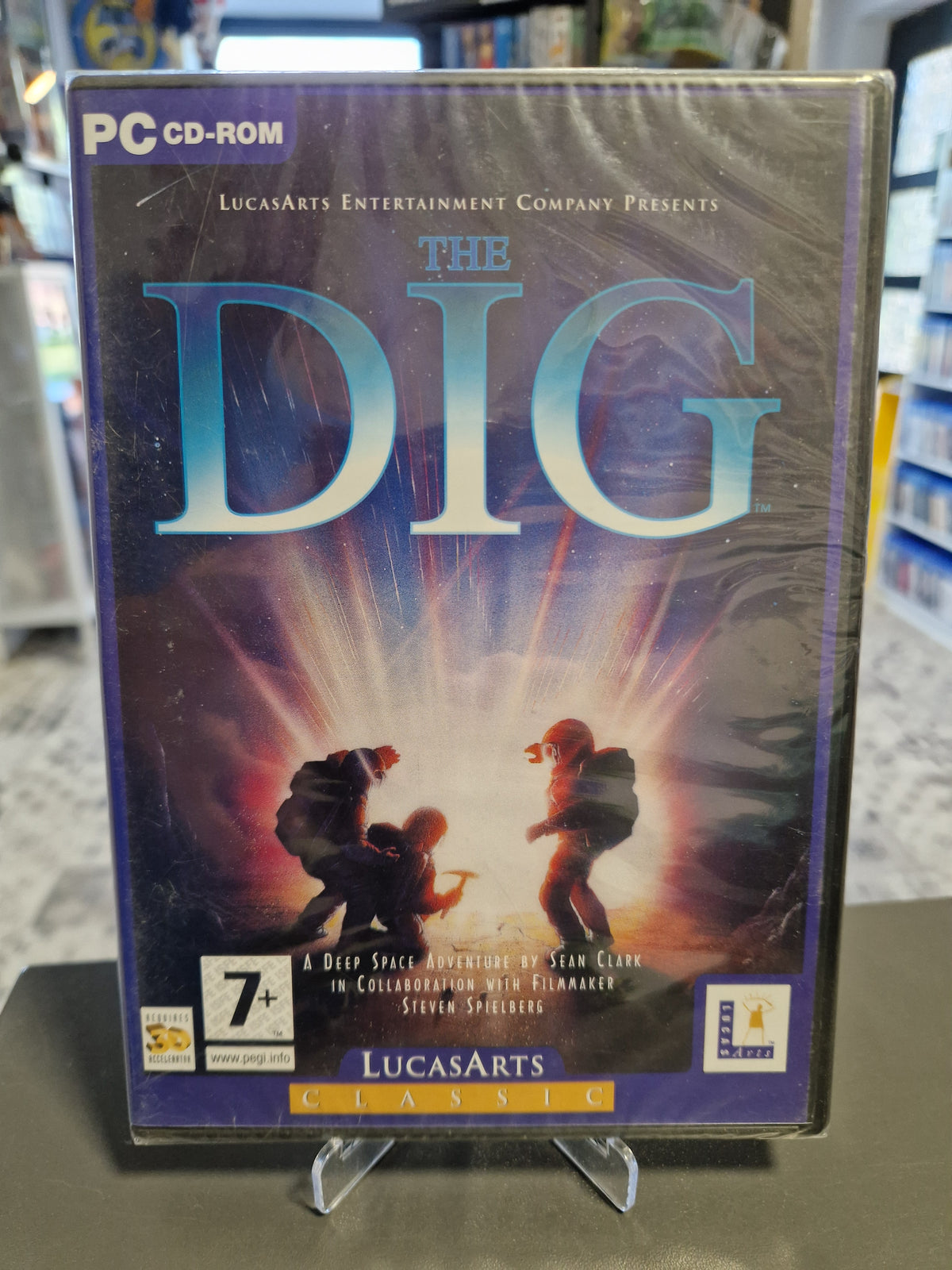 Vorderseite der PC Hülle von The DIG LucasArts Classic Edition.