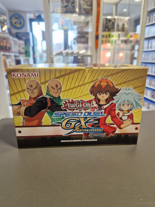 Yu-Gi-Oh Speed Duel GX Midterm Paradox Mini-Box Englisch Vorderseite originalverpackt
