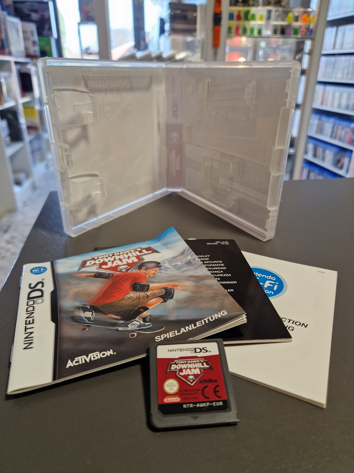 Nintendo DS Spiel Tony Hawk's Downhill Jam inklusive Modul, originaler Anleitung und Beiheften – Sammlerzustand