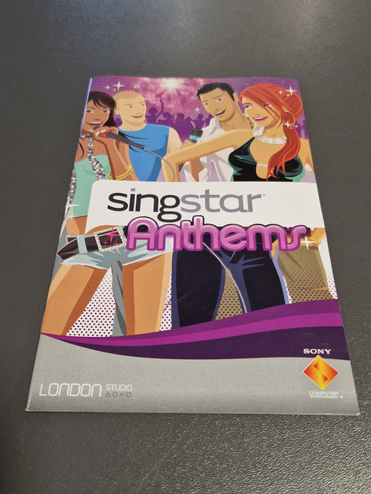 Singstar: Anthems Sony PlayStation 2 Anleitung