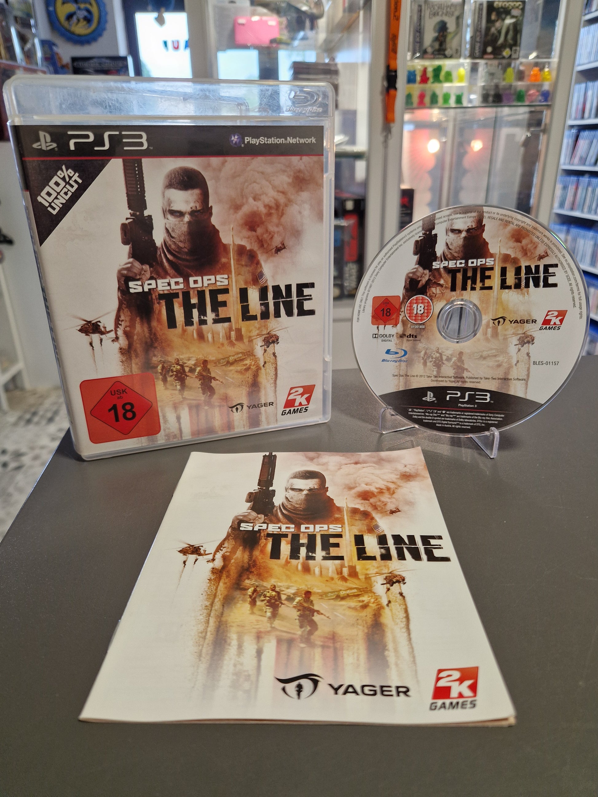 PlayStation 3 Spiel Spec Ops: The Line. Komplett mit Anleitung und Hülle in gutem Zustand. Disc ist kratzerfrei. Geprüfte Qualität von Memory Lane in Rhauderfehn.
