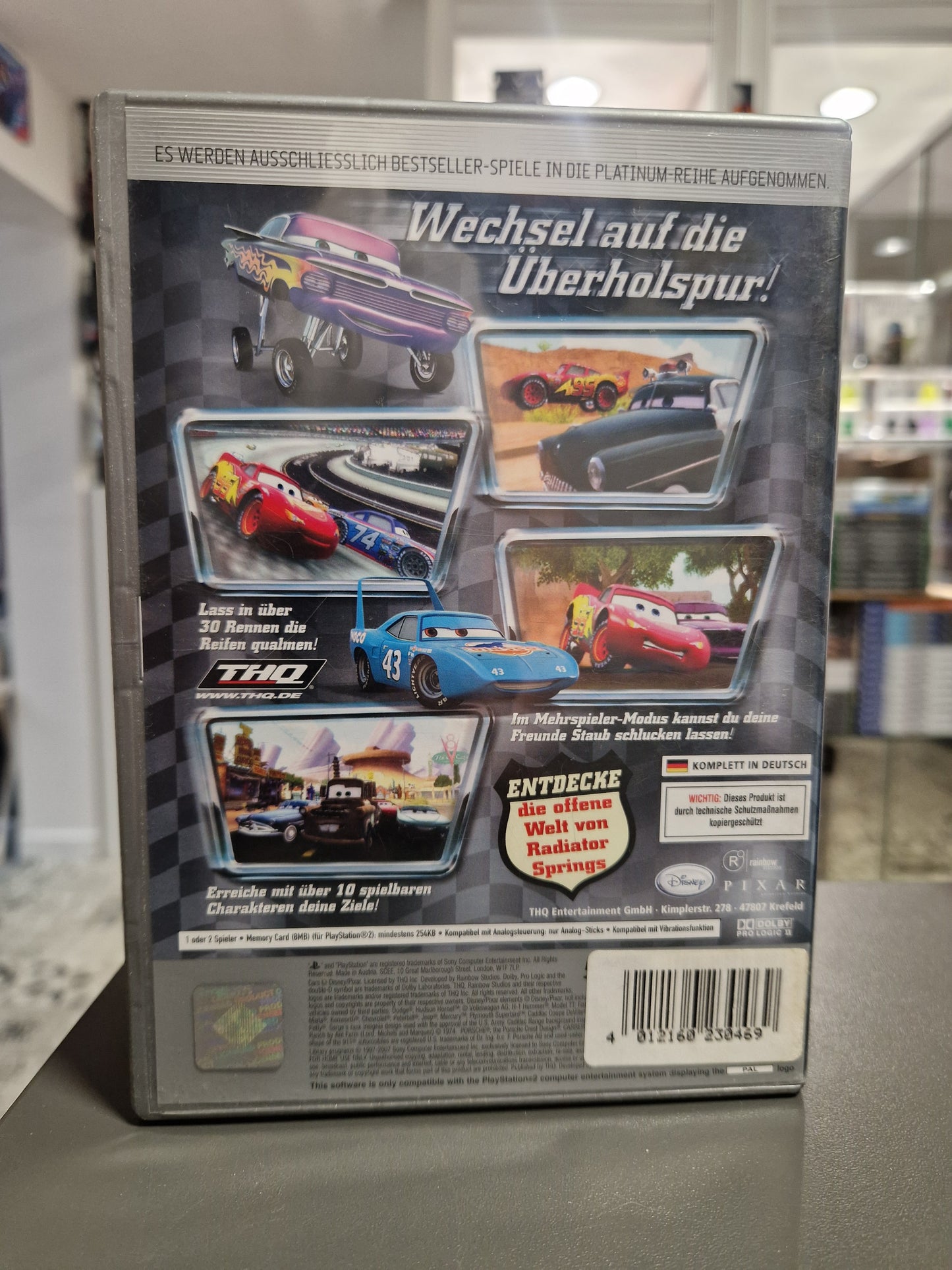 Disney Pixar Cars (PS2 | PlayStation 2) – Komplett mit Anleitung & Karte!