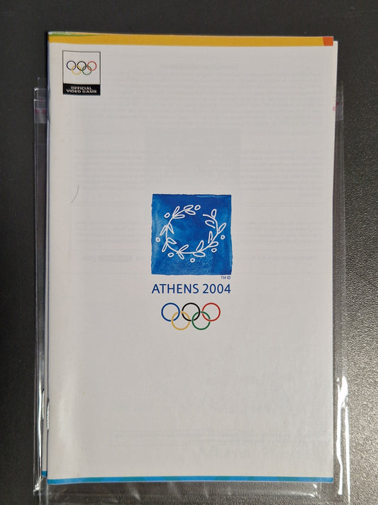 Athens 2004 Booklet Sony PlayStation 2 Anleitung