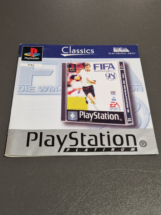 Fifa 99 Classics PS1 Playstation Anleitung