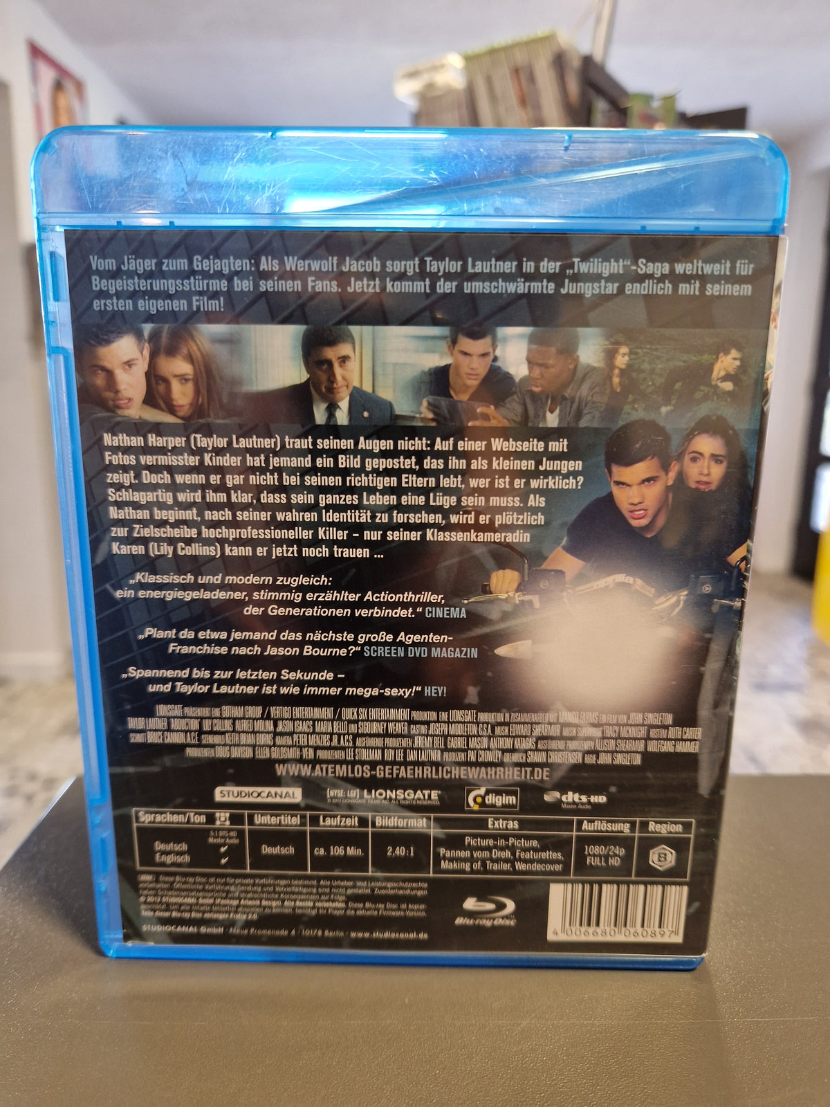 Atemlos Gefährliche Wahrheit Blu-ray | Taylor Lautner Action Thriller