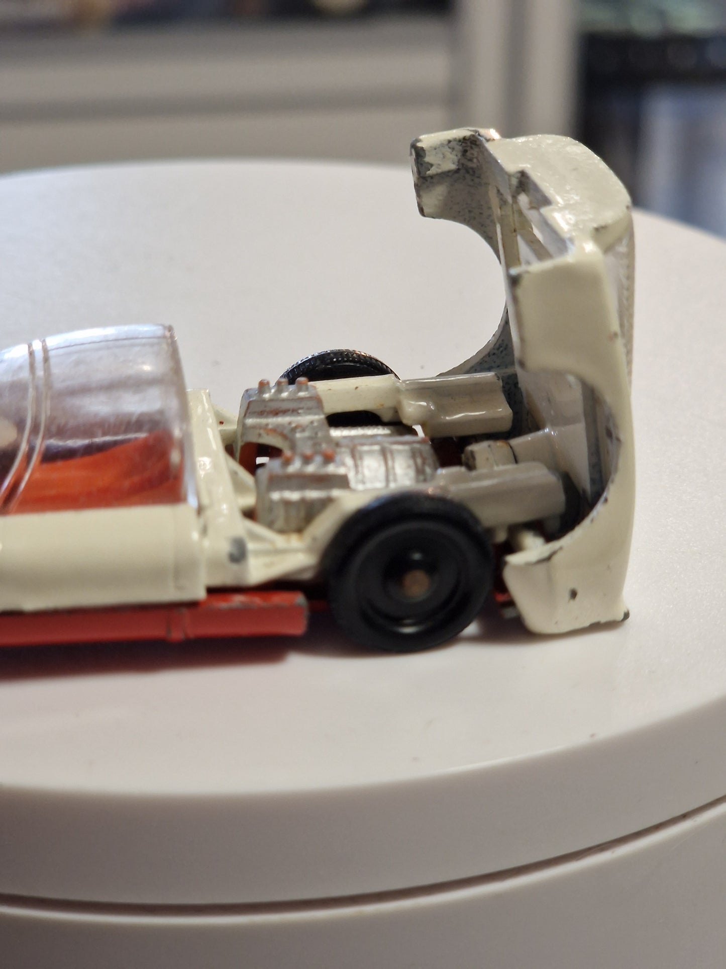 Siku V 285 Porsche Carrera 906 – Vintage Modellauto Made in Germany – Weiß/Rot