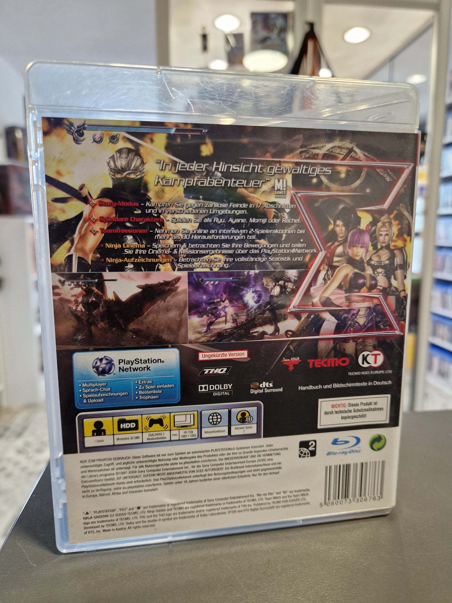 Ninja Gaiden Sigma 2 PS3 | Uncut, kratzerfrei