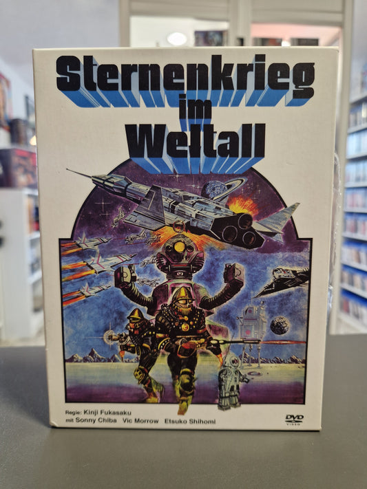 Vorderseite der limitierten DVD Digipak Hülle von Sternenkrieg im Weltall.