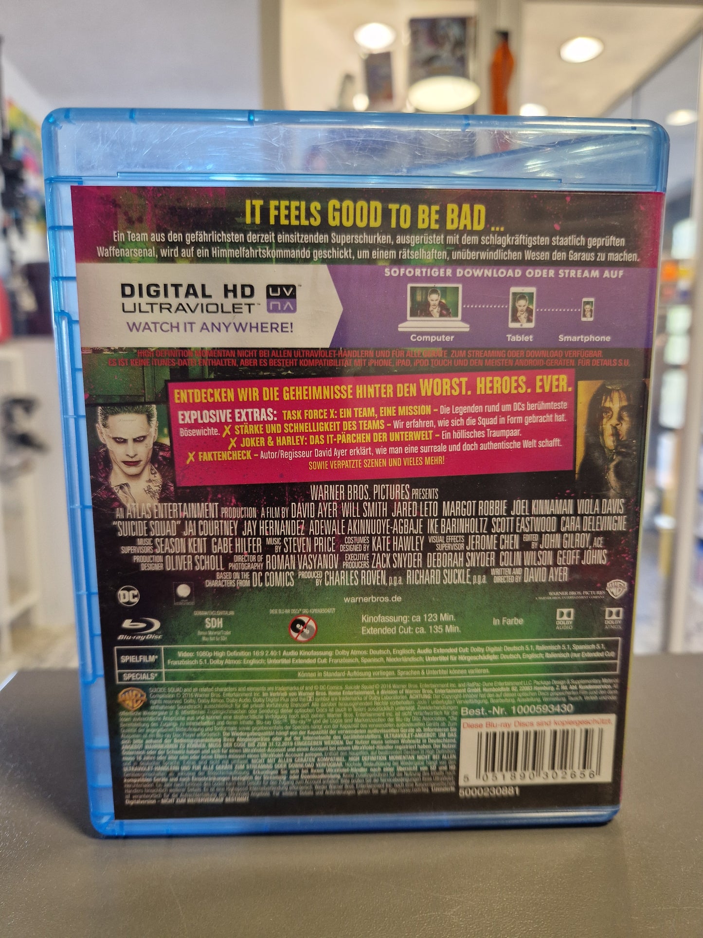 Suicide Squad Blu-ray - Extended Cut & Kinofassung | DC | Memory Lane Rhauderfehn