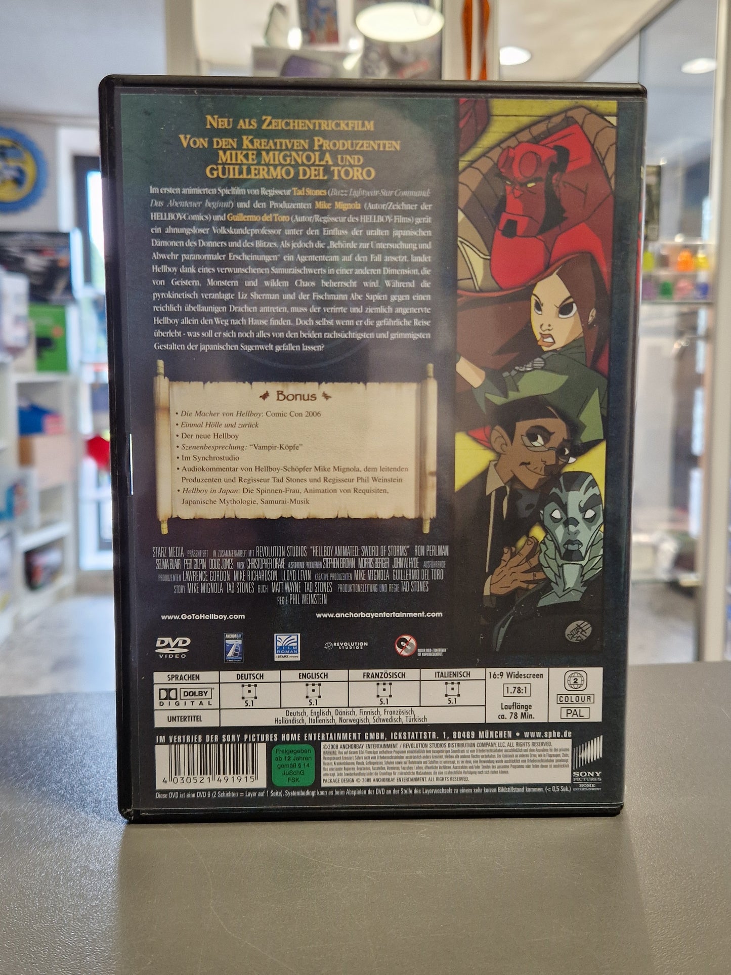 Hellboy Animated: Schwert der Stürme DVD | Mike Mignola Stil | Fantasy-Action | Memory Lane
