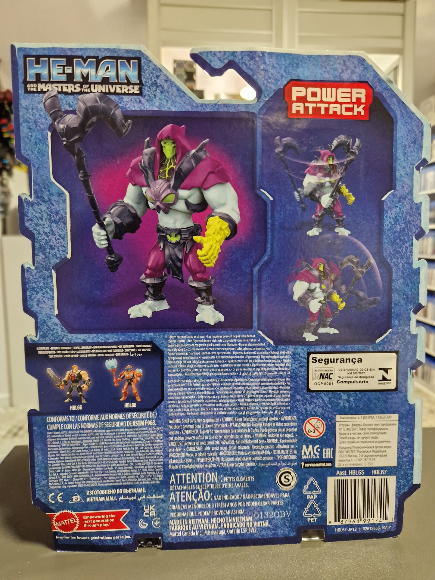 Skeletor Power Attack He-Man and the Masters of the Universe Figur 14cm Mattel NEU