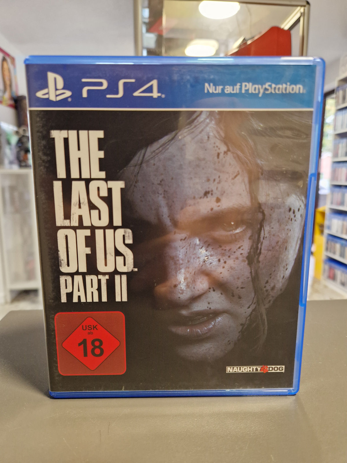 Vorderseite der PS4 Hülle von The Last of Us Part II.