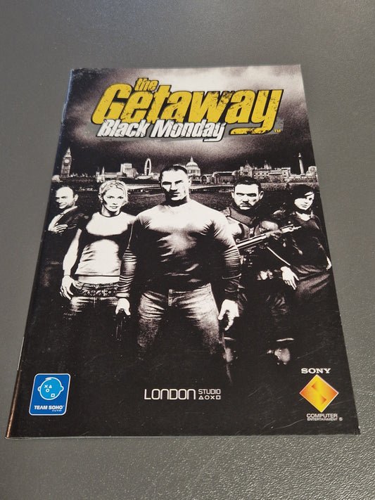 The Getaway Black Monday PS2 PlayStation 2 Anleitung