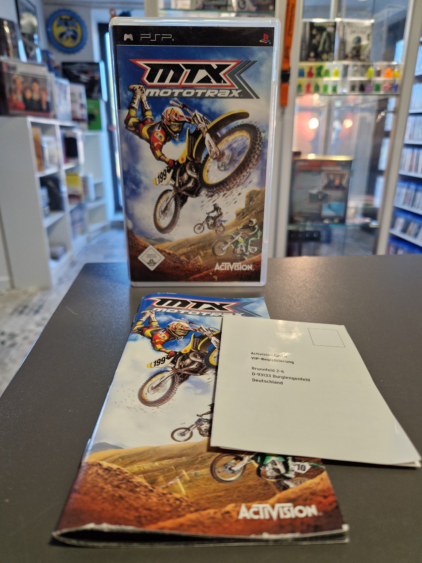 MTX Mototrax PSP Spielhülle – Klassisches Motocross Spiel