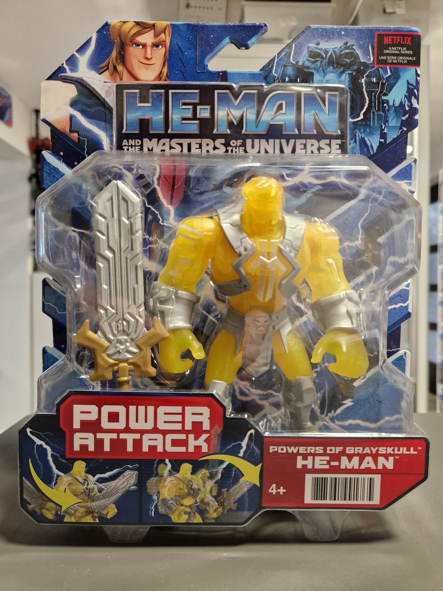 He-Man the Masters of the Universe Power Attack Power of Grayskull MOTU Mattel NEU